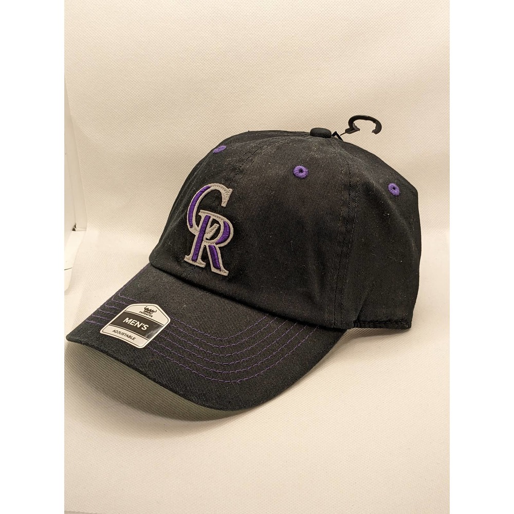 MLB Colorado Rockies Cap Hat Adult‎ Adjustable Black Cotton Men Women Baseball - Picture 2 of 9